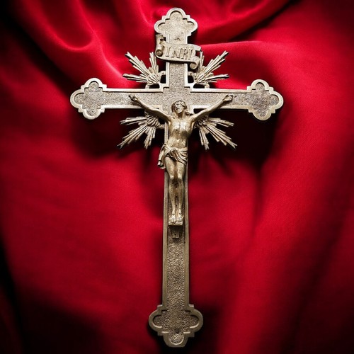 Antico crocifisso puntale - crocifisso,