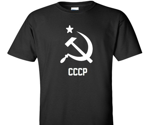 Shirt cccp bianca logo - t-shirt,