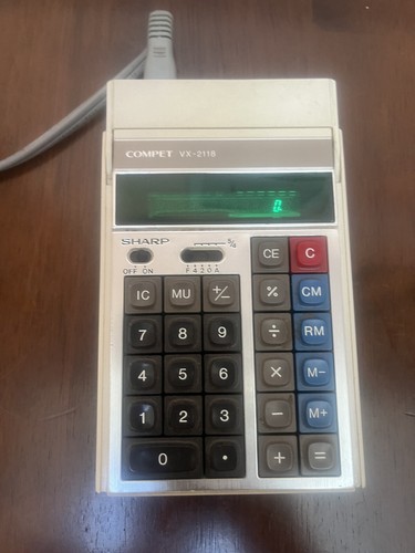 Vintage sharp compet 2118 - vintage,