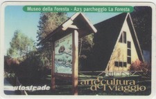 VIACARD GOLDEN 595 NUM PICCOLO SERIE ARTE CULTURA VIAGGIO 50.000 LIRE PUB 12.01