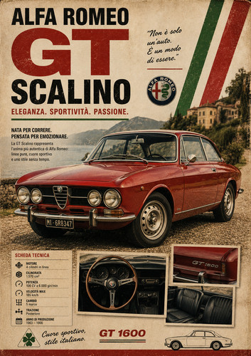 Poster alfa romeo - romeo, scalino