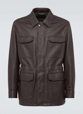Brioni deer leather - leather, sahariana
