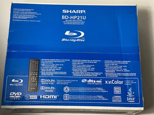 Sharp blu ray lettore dvd - dvd, disc