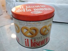 Scatola in latta vintage Doria il biscotto della nonna 