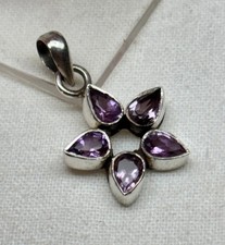 Natural Amethyst Star Pendant
