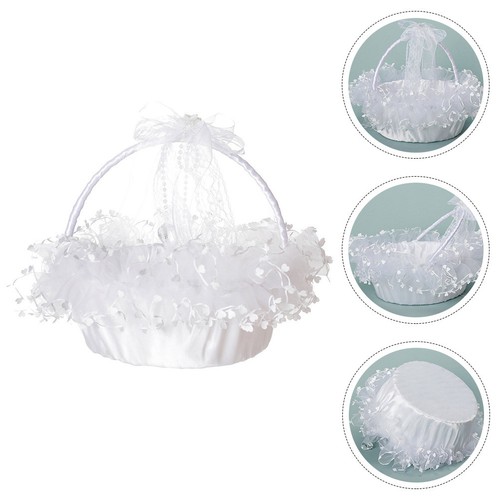 Cesto bianco matrimonio - ,