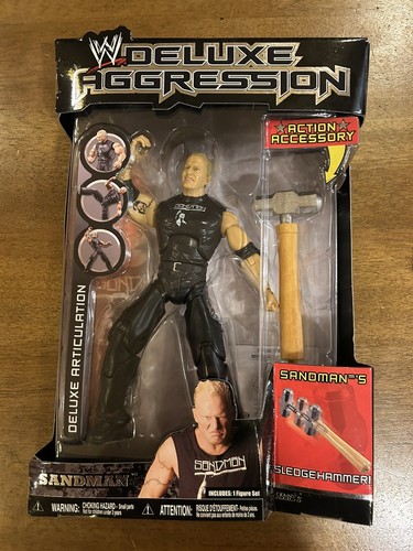 Wwe jakks sandman deluxe - wwe,