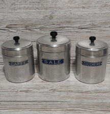 VECCHI CONTENITORI ALLUMINIO VINTAGE