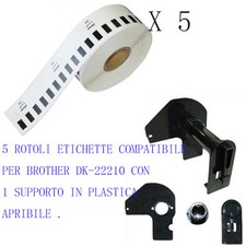 5 X Etichette Compatibile per