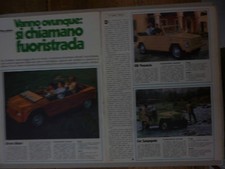 # ARTICOLO  FUORISTRADA -  MEHARI -  CAMPAGNOLA - VW - HAFLINGER - LAND ROVER 