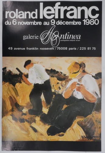 Affiche art lefranc - [affiche, r.