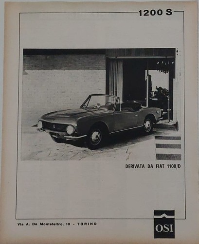 Advert pubblicità 1964 fiat - 1964,