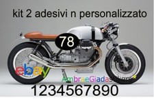 kit 2 Numero adesivo