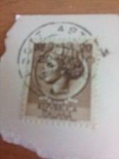 1966 Syracuse 20 Lire Stamp On