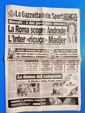 GAZZETTA DELLO SPORT 6 LUGLIO 1988 MADJER INTER-ANETTE OLSEN-WILANDER-EDBERG