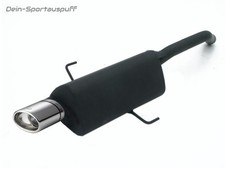 Ulter Scarico Sportivo Alfa Romeo 147 00-09 120x80mm Ovale Arrotolato