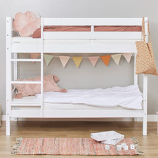 Letto a Castello per Bambini ECO Comfort Bianco | 70X160 + Dogde Del Letto | Eti