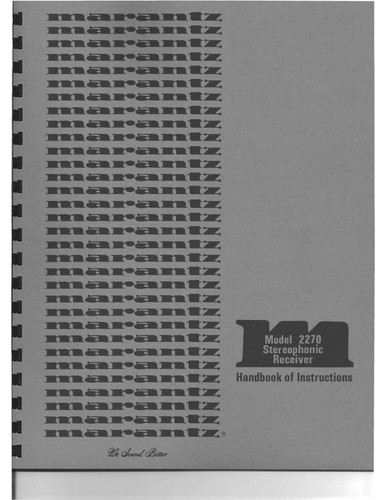 Marantz 2270 receiver owners - 2270,