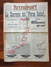 Tuttosport 19 marzo 1963 Ciclismo Milano Sanremo 19-3-1963