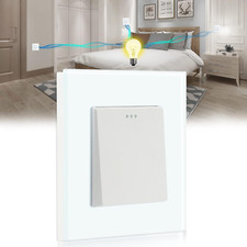 Interruttore Di Alimentazione 1 X 3 Poli, in Vetro, Montaggio Ad Incasso, Con Pu