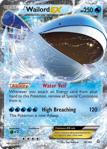 Wailord 160 pokemon - 38/160,