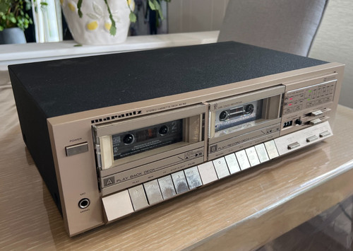 Marantz dual cassette deck - marantz,