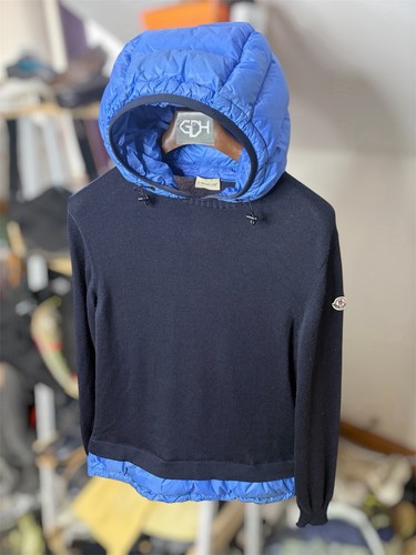 Felpa moncler blu - felpa,