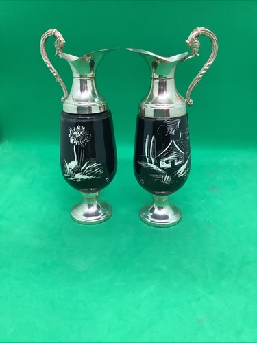 Coppia due vasetti vintage - di,
