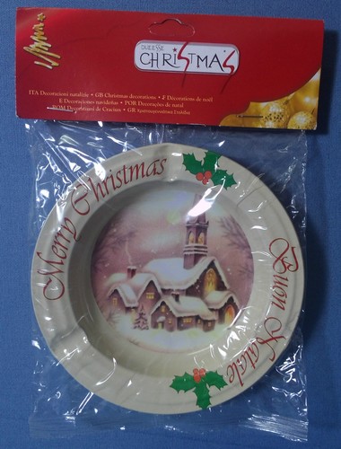 Natale ceneriera metallo - in,