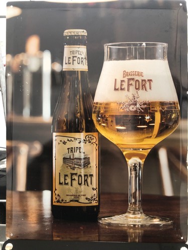 Tabella pubblicitaria birra