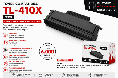 Toner compatibile pantum - toner,