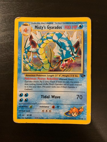 Carte pokémon misty s - carte, misty's