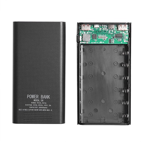 18650 batteria bank - batteria, box