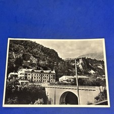 lamon FONZASO ALBERGO GONZA PONTE SERRA Cartolina Bianco e Nero