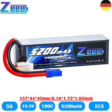 Zeee 5S Lipo batteria 18.5V 100C 5200mAh EC5 batteria per RC camion auto aereo elicottero