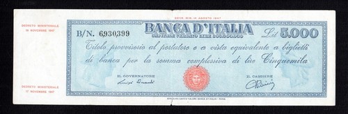Cinquemila 5000 lire titolo - 5000,