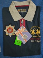 POLO UOMO LA MARTINA BLU S 46-48 SHIRT T-SHIRT MAGLIA MAGLIETTA POLOS LIMITED
