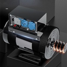 Gruppo elettrogeno diesel/benzina motore monofase 6KW tutto rame nucleo generatore