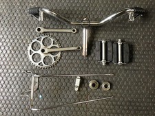 Lotto stock ricambi materiale vario bicicletta,Leri ,Cigno,Varese restauro 