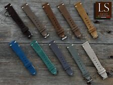 Cinturino Pelle Scamosciata LS VINTAGE SUEDE 18 19 20 22 Watch Strap Band