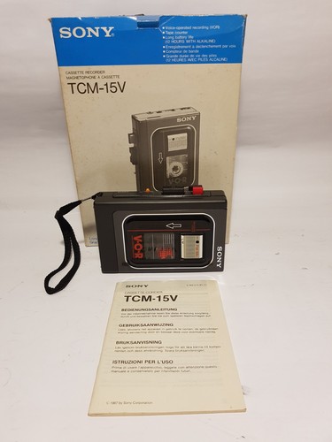 Sony tcm 15v registratore - sony,
