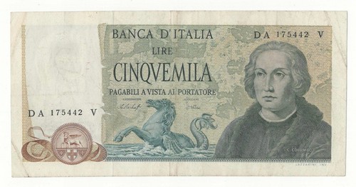 5000 lire colombo tipo - 5000, ii