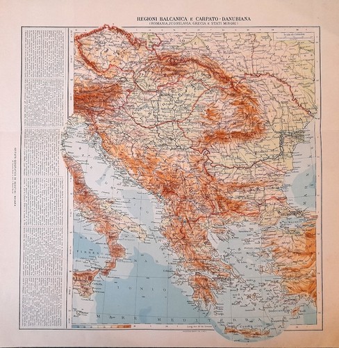 Carta geografica antica