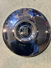 Fiat 500 600 850 124 127 128 Copriruota Cromo cofano 14" originale NUOVO 25cm