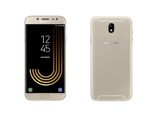 Samsung Galaxy J5 (2017) in oro cellulare manichino bambola - oggetti di scena, decorazione, pubblicità