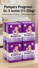 108x Pampers Progressi Tg 5