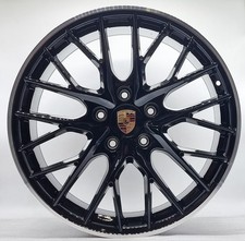 4 cerchi lega nuovi porsche panamera r20 nero bordo diamantato lt005539