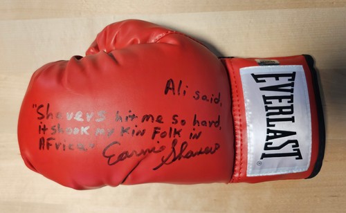 Earnie shavers autographed - shavers,