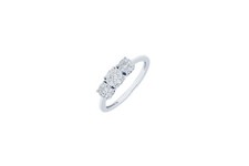 ANELLO DIAMANTI TRILOGY - ORO 9 KT -DIAMANTO 0,25 KT