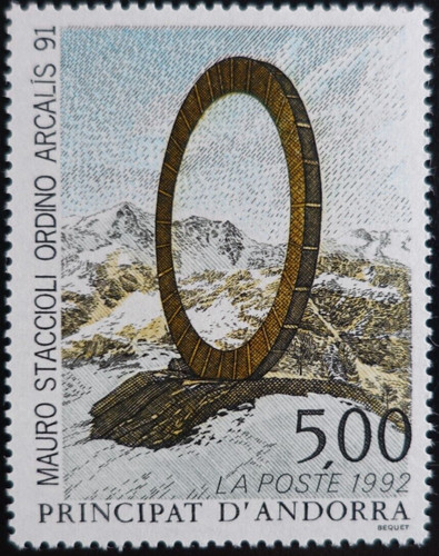 Timbre andorre français - timbre, d'andorre